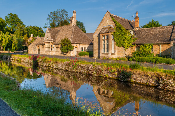 Lower Slaughter and the River Eye, Cotswolds Picture Board by David Ross