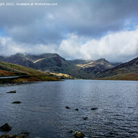 Buy canvas prints of Mist over the mountains, Llyn Ogwen, North Wales by Sue Knight