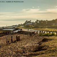 Buy canvas prints of The Golden Hour at Lepe by Sue Knight