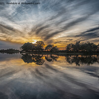 Buy canvas prints of Dramatic skies at Hatchet Pond, New Forest by Sue Knight