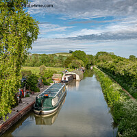 Buy canvas prints of View from a bridge - Kennet & Avon Canal by Sue Knight
