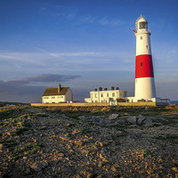 Buy canvas prints of The Lighthouse at Portland Bill by Sue Knight