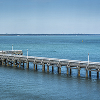 Buy canvas prints of The pier,Yarmouth,Isle of Wight by Sue Knight