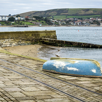 Buy canvas prints of  Swanage Harbour by Sue Knight