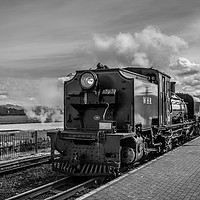 Buy canvas prints of Steam train,Welsh Highland Railway by Sue Knight