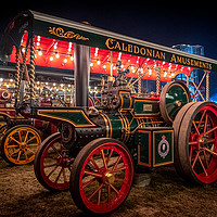 Buy canvas prints of Showmans Engine at the Great Dorset Steam Fair by Sue Knight