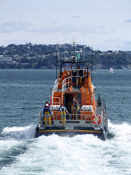 Torbay Lifeboat Picture Board by Stephen Hamer