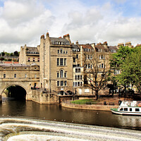 Buy canvas prints of Pulteney Bridge and River Avon by Stephen Hamer
