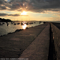 Buy canvas prints of The Sun Set's Over the English Riviera by Stephen Hamer