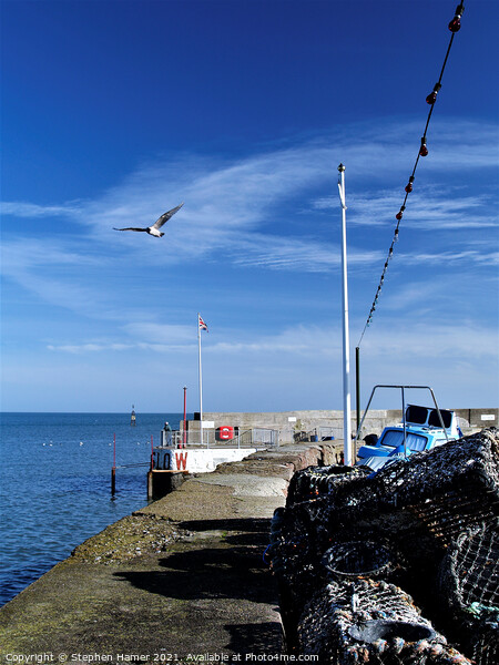 Harbour Wall Picture Board by Stephen Hamer