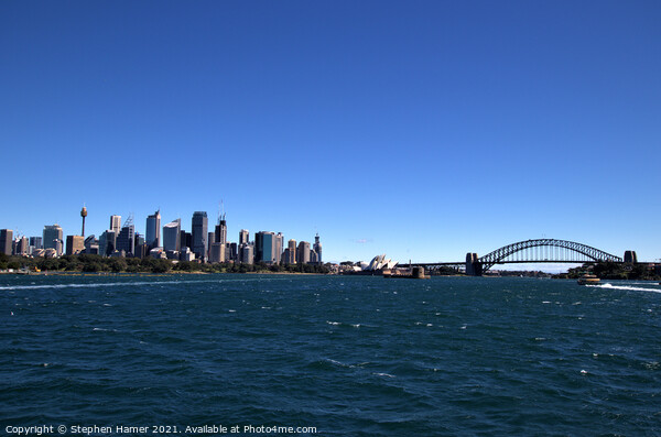 Sydney Harbour Bridge Picture Board by Stephen Hamer