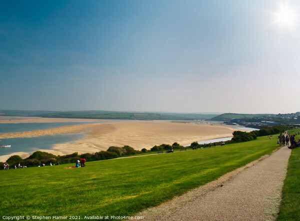 Sunshine over Padstow Picture Board by Stephen Hamer