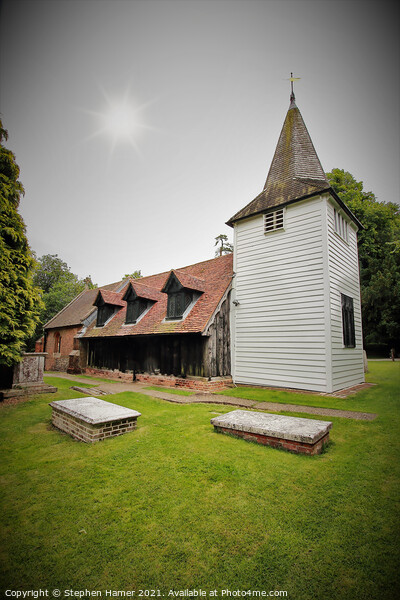Essex Wooden Church Picture Board by Stephen Hamer