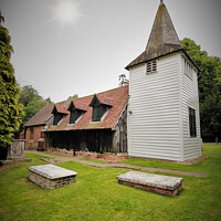 Buy canvas prints of Essex Wooden Church by Stephen Hamer