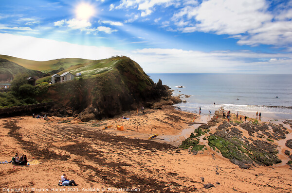Hope Cove Picture Board by Stephen Hamer