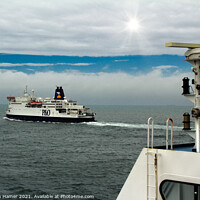 Buy canvas prints of Dover Calais Ferries by Stephen Hamer