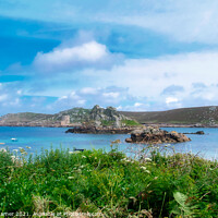 Buy canvas prints of View from Bryher to Tresco by Stephen Hamer