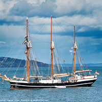 Buy canvas prints of Thor Heyedahl sailing ship by Stephen Hamer