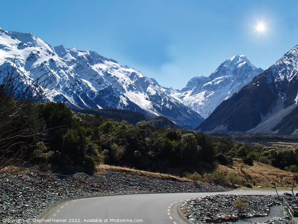 Mount Cook Picture Board by Stephen Hamer
