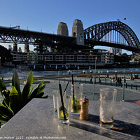 Buy canvas prints of View of Sydney Harbour Bridge by Stephen Hamer