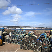 Buy canvas prints of Lobster Pot's on the Quayside by Stephen Hamer