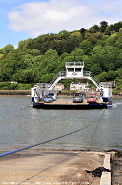 The Higher Dart Ferry Picture Board by Stephen Hamer