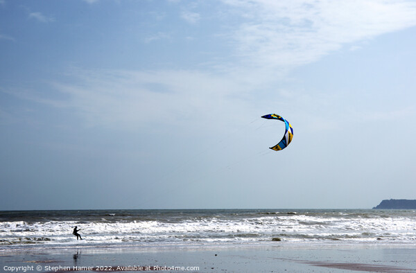 Kite Surfer Picture Board by Stephen Hamer