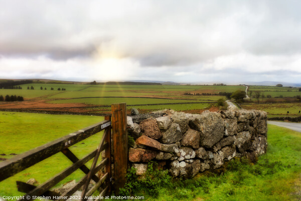 Dartmoor Landscape Picture Board by Stephen Hamer
