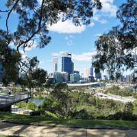 Buy canvas prints of Perth City from Kings Park_ by Stephen Hamer