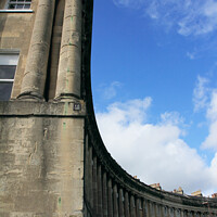 Buy canvas prints of The Royal Crescent in Bath by Stephen Hamer