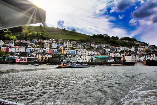 Charming Kingswear Cottages Picture Board by Stephen Hamer