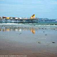 Buy canvas prints of The Enchanting Beauty of Paignton Pier by Stephen Hamer