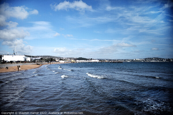 The Majestic Paignton Seafront Picture Board by Stephen Hamer