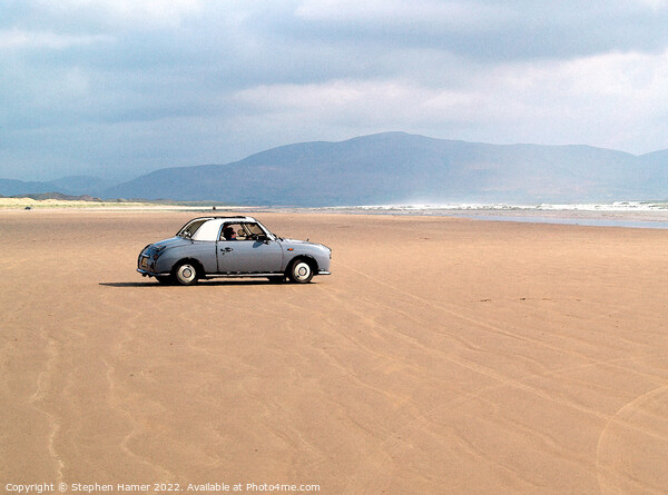 Solitude on Inch Strand Picture Board by Stephen Hamer
