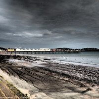 Buy canvas prints of A Lonely Pier in the Grey by Stephen Hamer