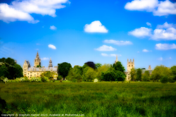 Oxford's Historic Towers Picture Board by Stephen Hamer