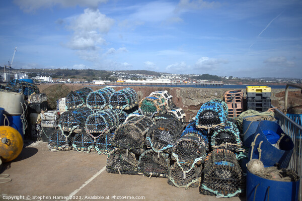 Fishermen's Pots Picture Board by Stephen Hamer