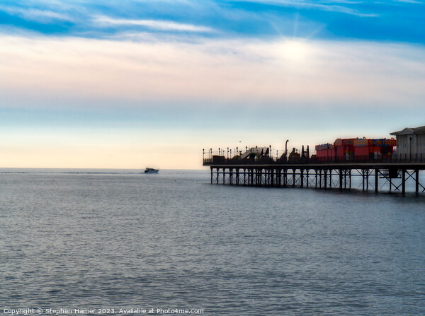 Serene Seascape Picture Board by Stephen Hamer