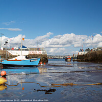 Buy canvas prints of Unveiling Paignton Harbour: Low Tide by Stephen Hamer