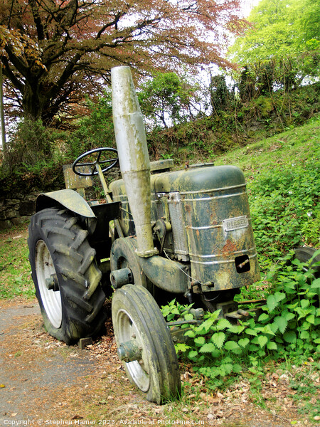 Time-Honoured Relic: Field Marshal Tractor Picture Board by Stephen Hamer