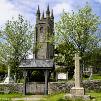 Buy canvas prints of St Peters Chuch Peter Tavy by Stephen Hamer