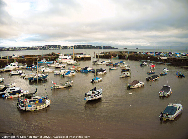 Harbour Boats Picture Board by Stephen Hamer