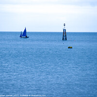 Buy canvas prints of Sail On Blue by Stephen Hamer
