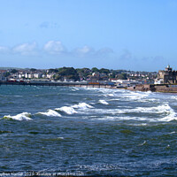 Buy canvas prints of White Horses on Paignton Seafront by Stephen Hamer