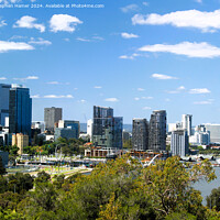 Buy canvas prints of Perth Cityscape by Stephen Hamer
