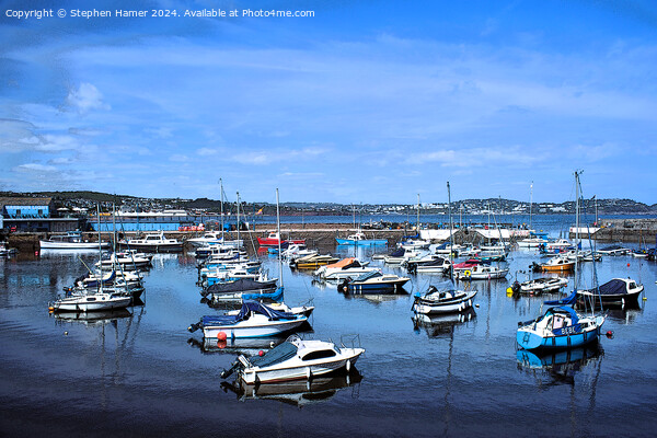 Majestic Paignton Harbour Picture Board by Stephen Hamer