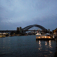 Buy canvas prints of Alfresco Sydney Harbour by Stephen Hamer