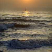 Buy canvas prints of Sea and Morning Sun by Stephen Hamer