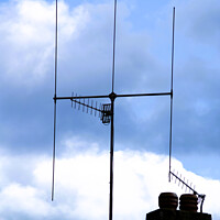 Buy canvas prints of Television Aerials by Stephen Hamer