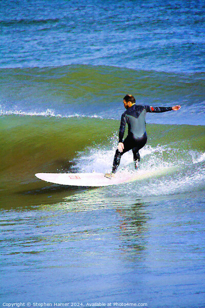 Surfer Picture Board by Stephen Hamer